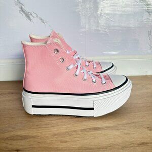 ⭐Converse Chuck Taylor Lift Double Stack Platform 6.5 Mens Sneakers Pink A15012C